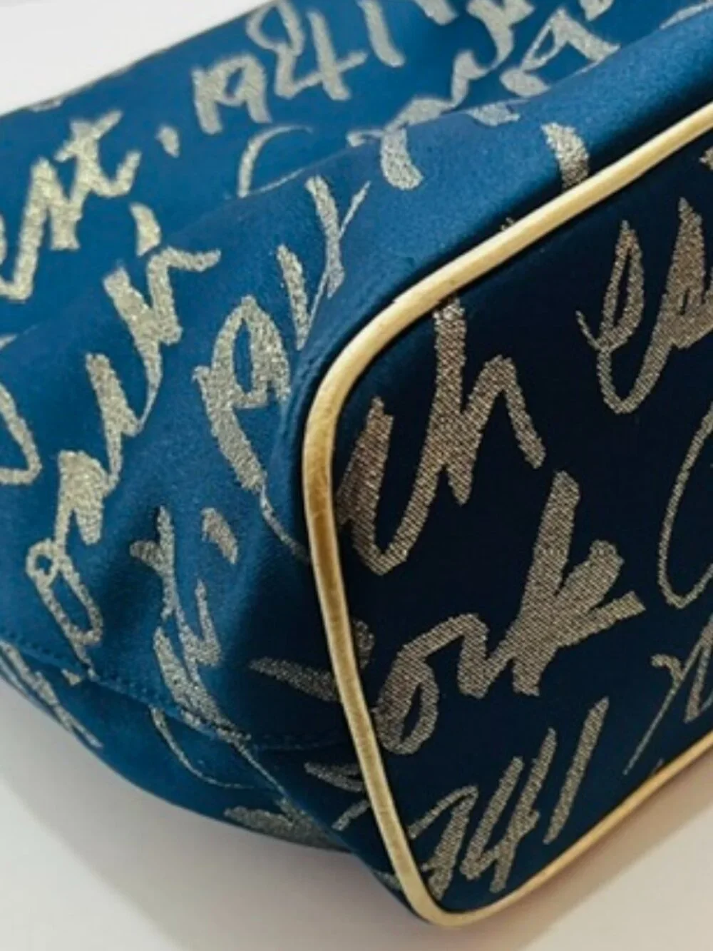 COACH Ltd Ed. 1941 NY Poppy Lurex Celeb. Soho Hobo 2 Heart Bag Navy CertofAuth - Picture 9 of 16